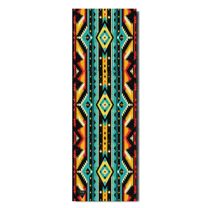 Wolfs Eye Yoga Mat – 6 mm Extra Thick, Double-Sided Non-Slip, Eco-Friendly PER with UV-Printed Design | Yune Yoga-0
