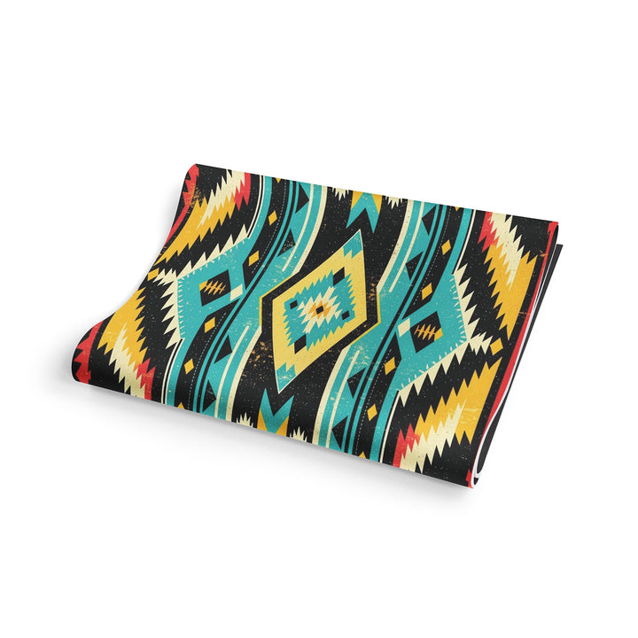 Wolfs Eye Yoga Mat – 6 mm Extra Thick, Double-Sided Non-Slip, Eco-Friendly PER with UV-Printed Design | Yune Yoga-2