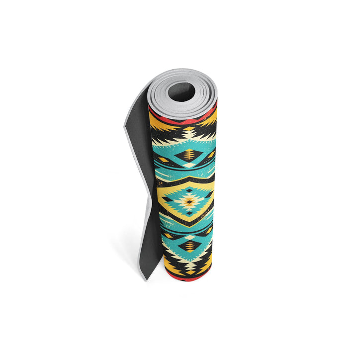 Wolfs Eye Yoga Mat – 6 mm Extra Thick, Double-Sided Non-Slip, Eco-Friendly PER with UV-Printed Design | Yune Yoga-4