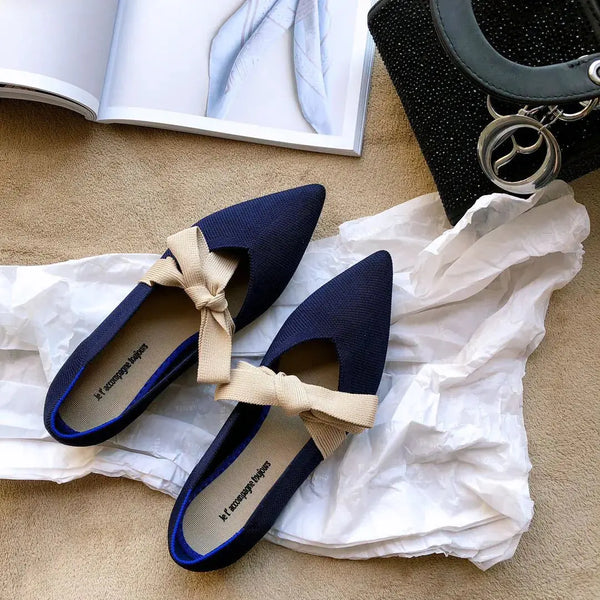 Flat Casual Boat Shoes with Bow Mary Jane Style My Store