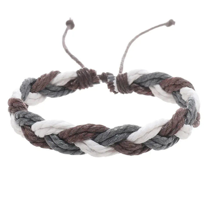 Handwoven Cotton String Bracelet in Artistic Style My Store