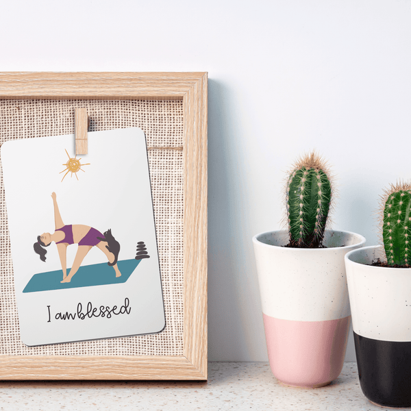 Yoga and the Cat Affirmation Cards - Set of 20-0