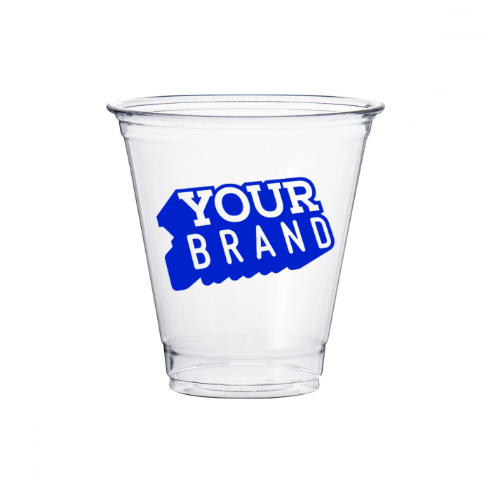 12 oz Custom Printed PET Cold Cups - 1,000/cs - 20 Cases Minimum-1