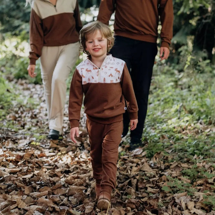 Youth Bamboo Fleece Half Zip — Last Call-1